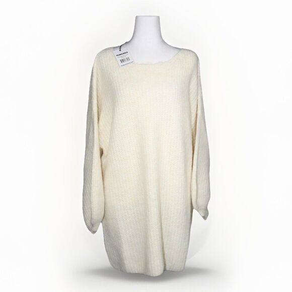 NWT Anthropologie REVOLVE RUMORED Milkshake Puff Sleeve knit mini dress Sz Small - Picture 6 of 14